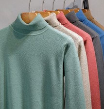 Men's Loose Warm Round Neck Plus Size Casual Wool Blended Knitted Sweater