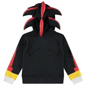 SEGA Big Sonic The Hedgehog Shadow Costume Zip Up Fleece Hoodie-Boys 4-20