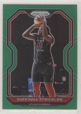 2021 Panini Prizm WNBA Green Prizm Shekinna Stricklen #35 fm0