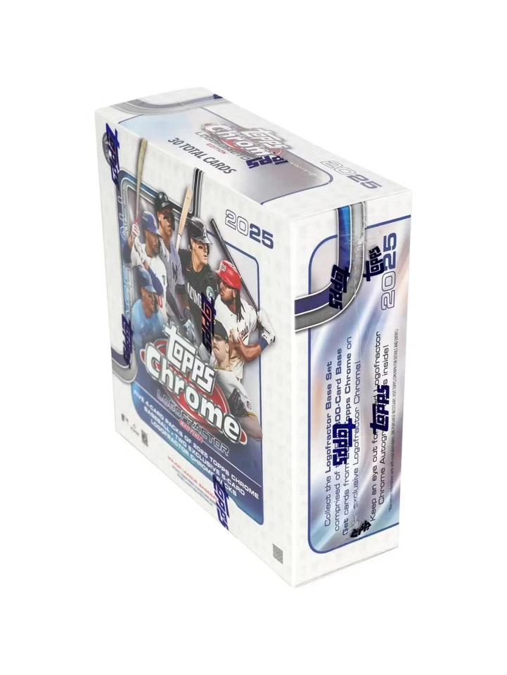 2025 TOPPS CHROME BASEBALL LOGOFRACTOR EDITION BOX -  NEW - FREE SHIPPING 🔥🔥🔥 - Image 2 of 2