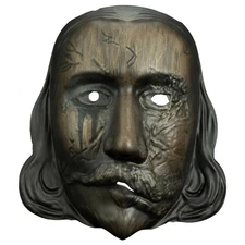 Trick or Treat Studios Thanksgiving John Carver Burnt Injection Plastic Mask NEW