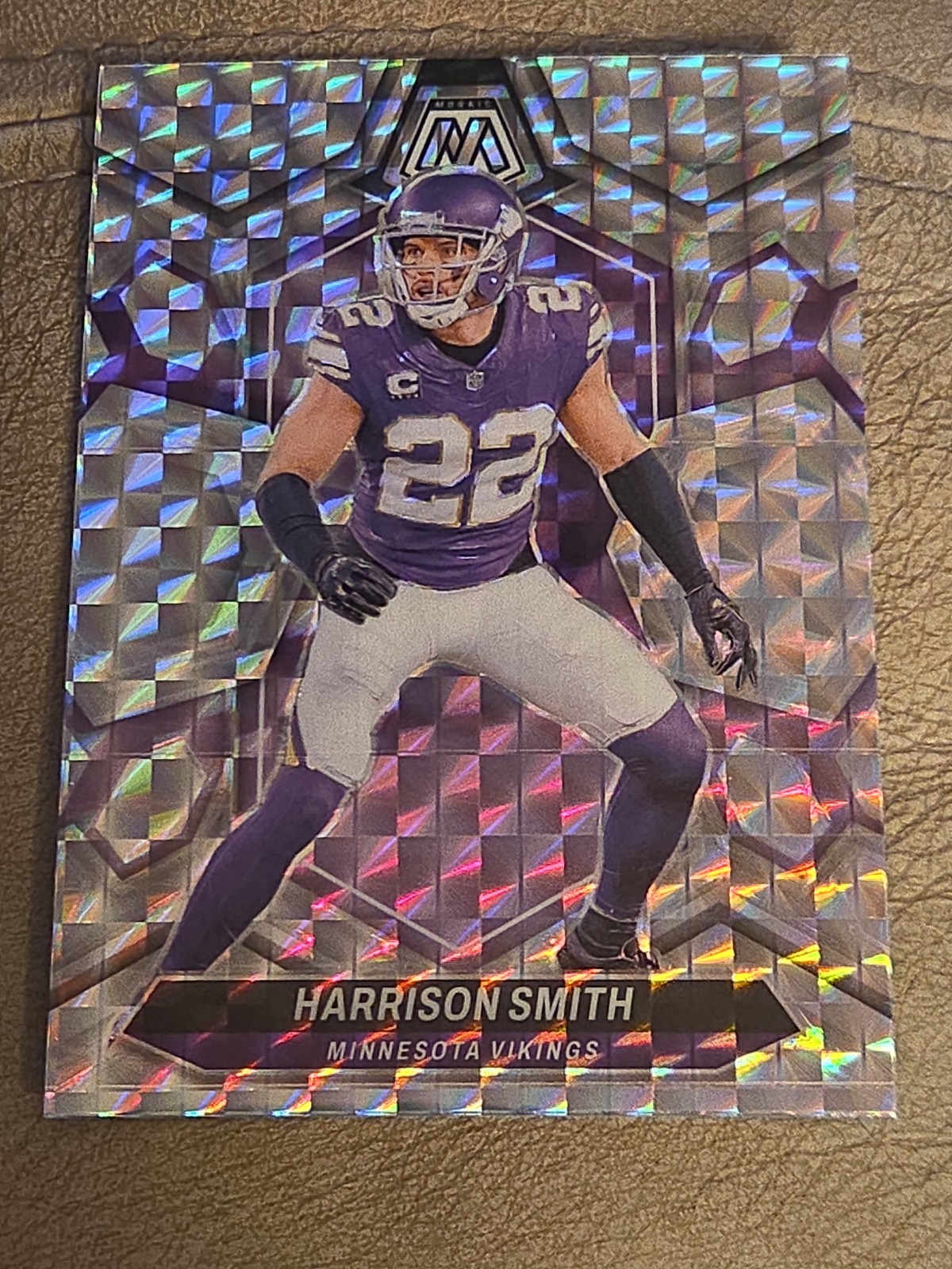 Harrison Smith 2024 Mosaic Football  Silver Mosaic Prizm #147