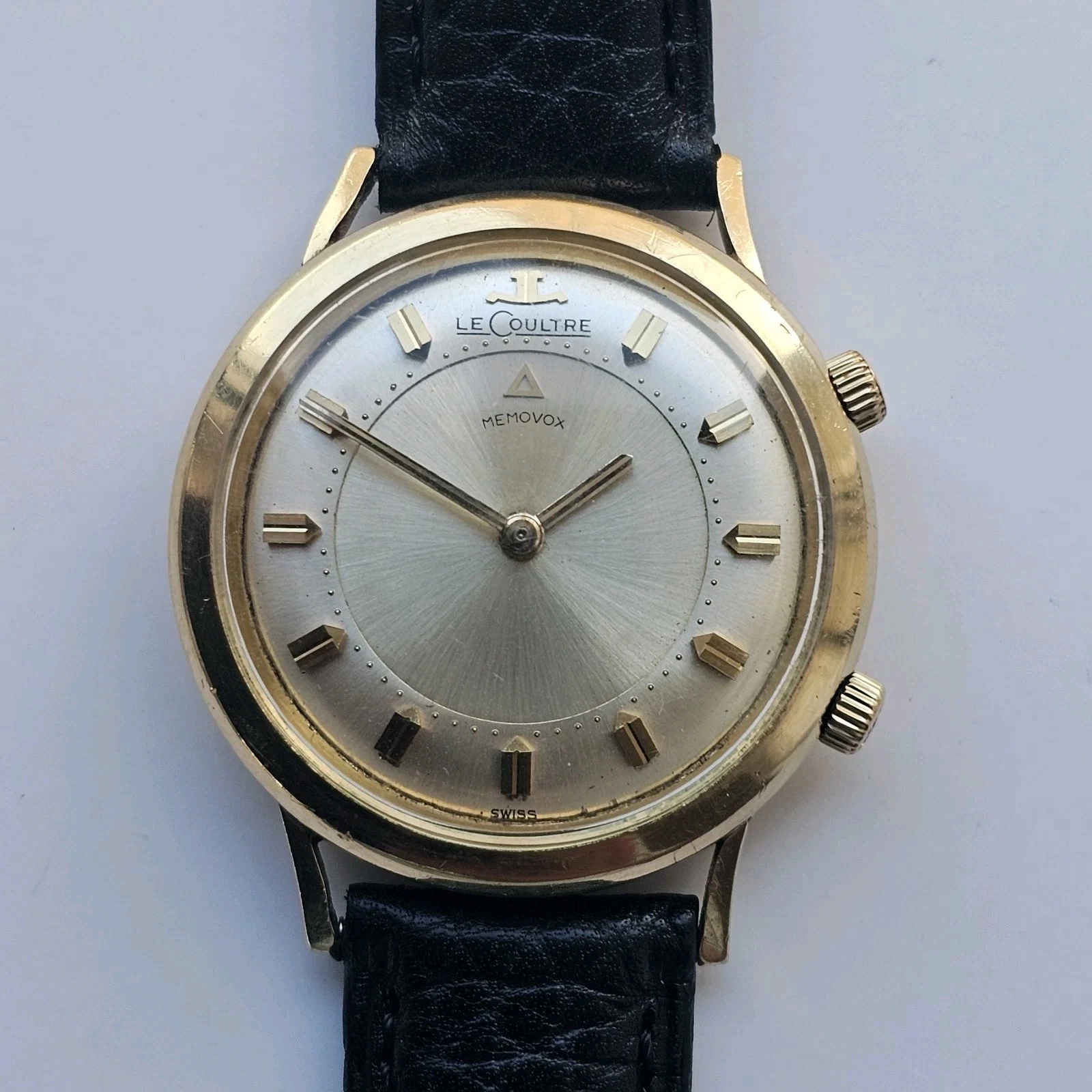 Jaeger LeCoultre — Vintage Jaeger-LeCoultre Memovax Hand-Winding Men's Wristwatch Caliber K814