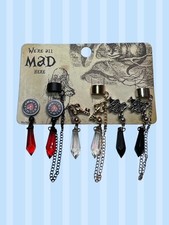 Alice In Wonderland Crystal Cuff Earring Set
