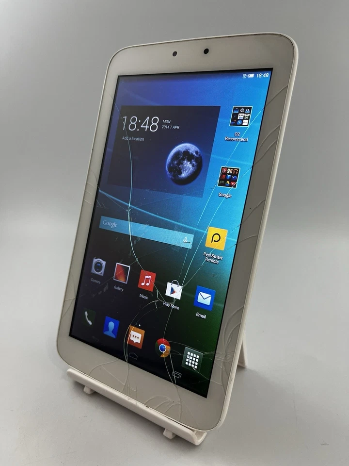 Alcatel One Touch Pop 7S P330X White O2 Network 4GB Android Tablet Cracked - Image 3 of 4