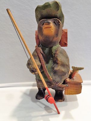 brown bear with fishing pole Stupell Industries 'Bear Lake Dock'| Floating Frame Canvas Art | Stupell Industries Not to mention Page 5 | Bear fishing