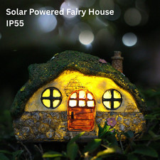 Solar Fairy House Garden Light Outdoor LED Lawn Decor Solar Powered Night Lamp