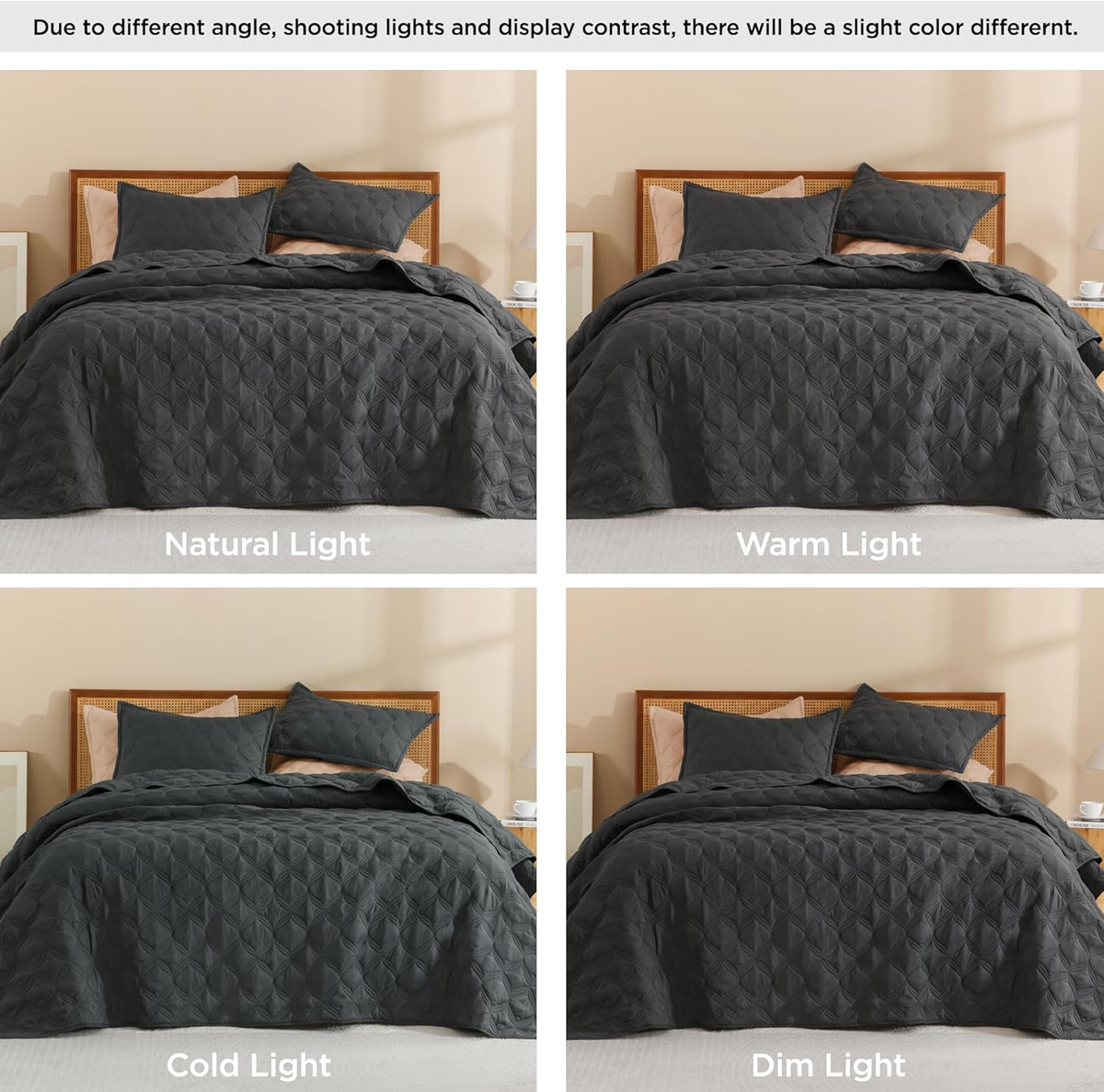 Litanika Set di biancheria da letto king size, 300 x 305 cm