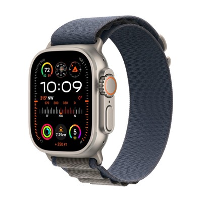 Apple Watch Ultra 2 Cellular 49mm Titanium Case w/ Blue Alpine Loop MREP3LW/A