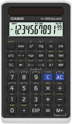 Casio Scientific Calculator Black 3 W X 5 H 2 25 Fx 260 Solarii S Ih Ebay
