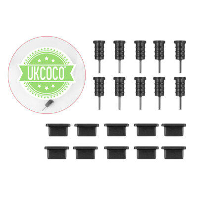 10 Pairs Practical Cell Phone Anti Plug Earphone Plug Charm Micro Usb Plug