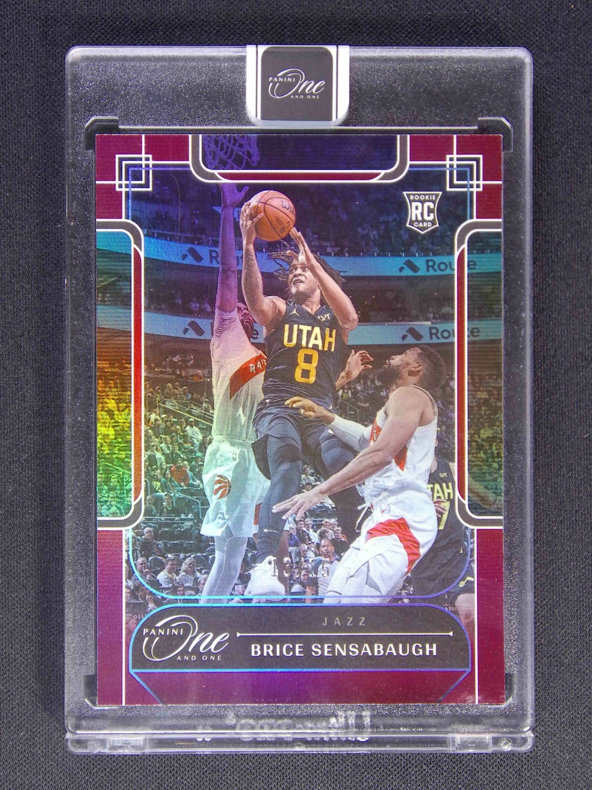2023-24 Panini One And One Brice Sensabaugh #125 RC Rookie Red /15