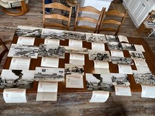 19 King Features Syndicate Inc WW2 War In Map Sketch Pictograph Famous Artists