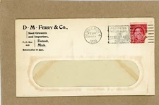 D. M. FERRY & CO., SEED GROWERS & IMPORTERS, DETROIT, MICHIGAN - FEBRUARY 1930
