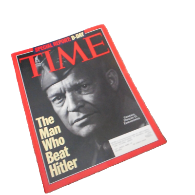6 cigarettes a day VTG Time June 6, 1994; Eisenhower, D-Day 50th Anniversary - MARLBORO  CIGARETTES