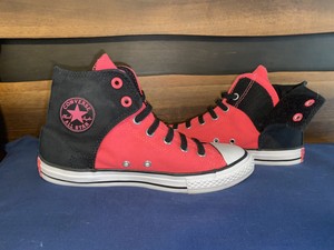 black converse high tops size 5