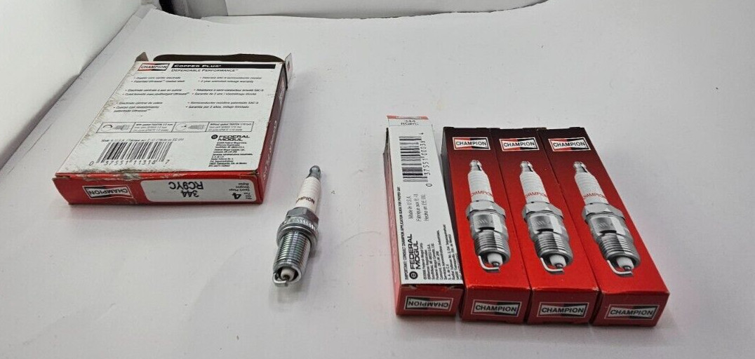 QTY 4 Champion Copper Plus Spark Plug 344 RC9YC for 2011-2015 Chevrolet Cruze