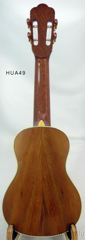 Alulu Solid Acacia Koa 23" concert Ukulele,sun rosette, no case no bag HUA49 - Image 3 of 4