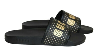 Gucci slides 45 Gucci GG Monogram Canvas Slide Sandals Size 45 EU main image 4