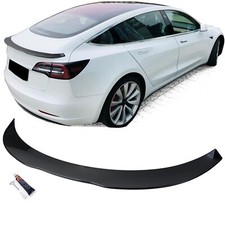 SPOILER ARRIÈRE ALETON COFFRE NOIR POUR TESLA MODÈLE 3 2017 LOOK SPORT