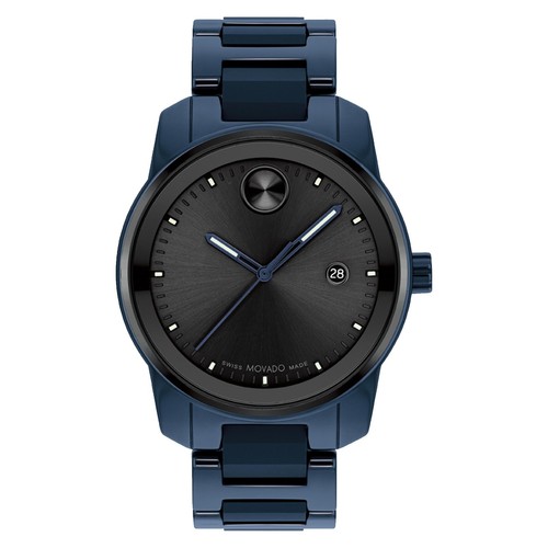 Movado Bold 2396 Women\'s Charcoal Stainless Steel Watch 13010966 Box, Extra Link 65000108-2__34985.1701542437.  main image 4