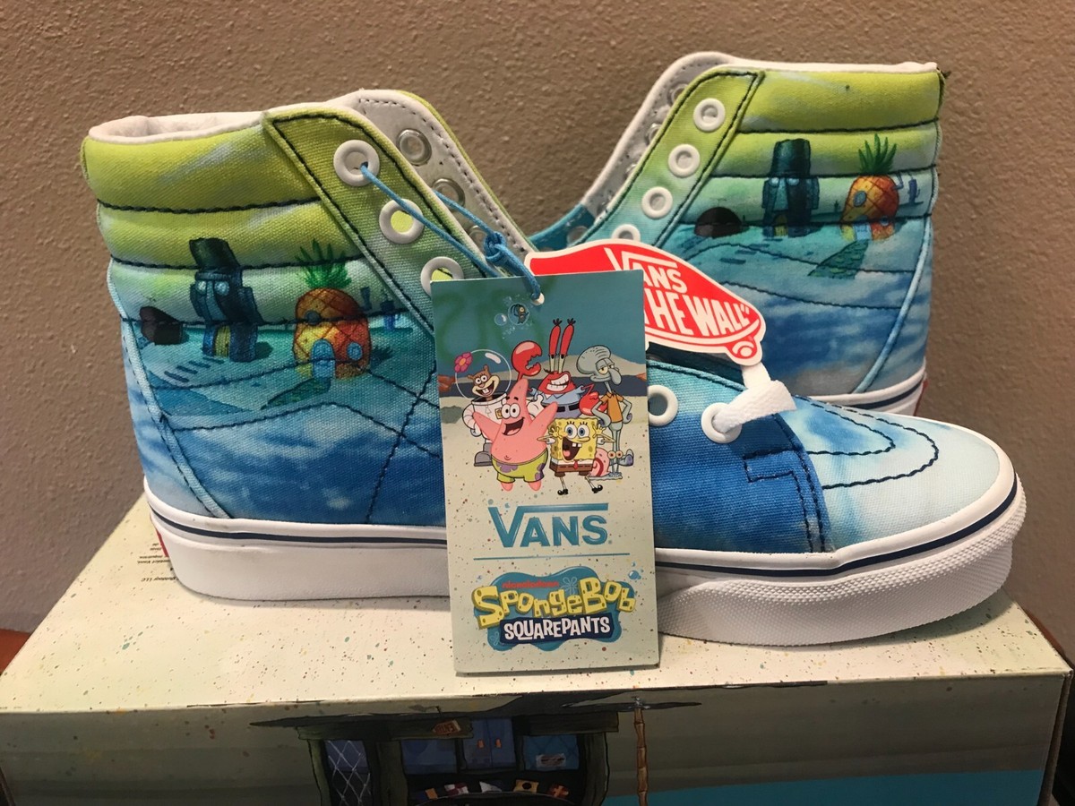 限定】スポンジボブ× VANS SK8-HI 限定】スポンジボブ× VANS SK8-HI