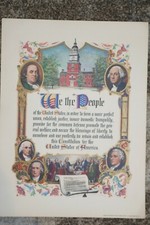 a color copy of the document We The People