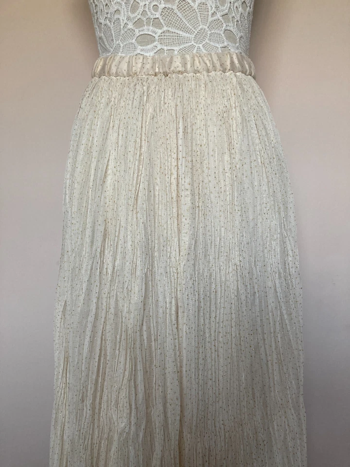 Falda midi plisada H&M talla M Reino Unido 12-14 Foto 3 de 4