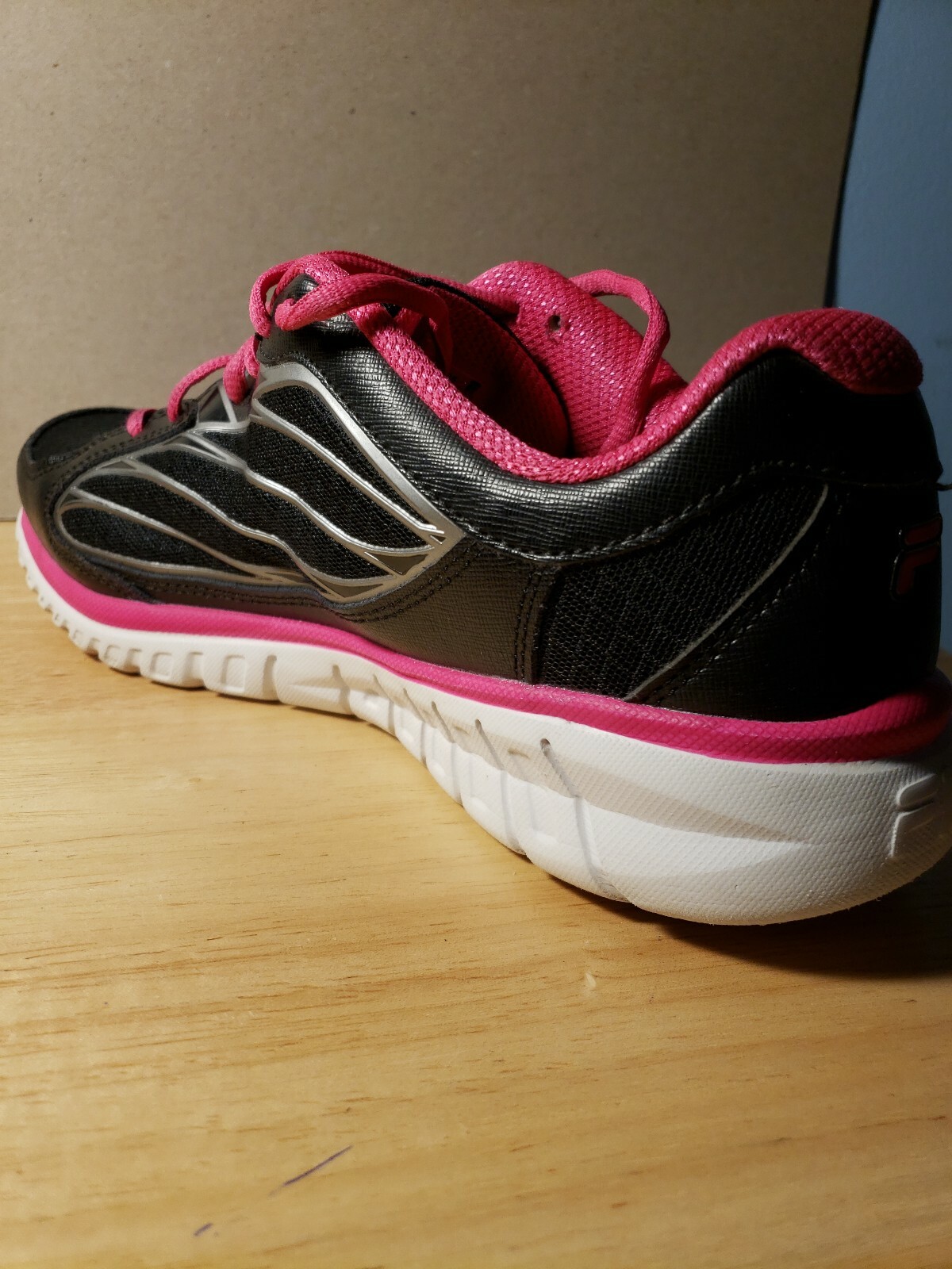 Fila Hyper Split 3 Black/Pink/Silver Running Shoe… - image 10