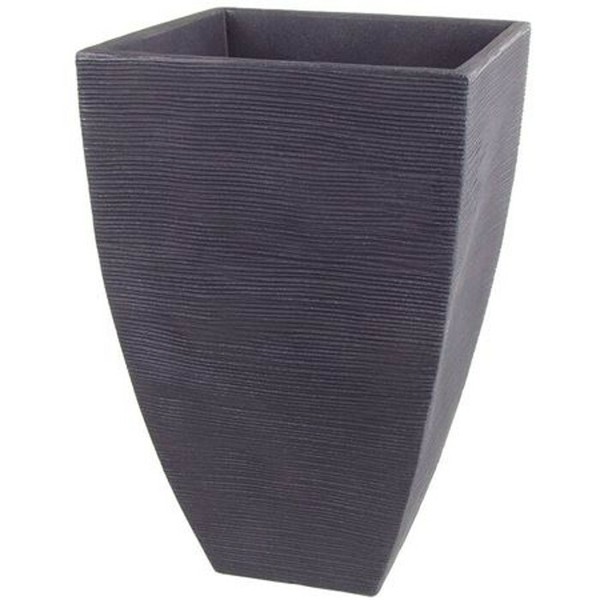 Rillentopf 60Cm Anthrazit PflanzküBel Blumentopf Pflanztopf BlumenküBel ÜBertopf-image
