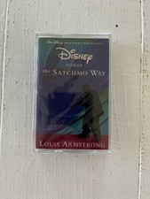 Louis Armstrong Disney Songs The Satchmo Way Walt Disney Presents Cassette RARE