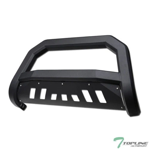 Topline 746756365092 AVT Bull Bar Bumper Grille Guard - Matte Black