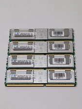 Lot of 4 | Samsung 8GB PC2-5300F-555-11 DIMM RAM