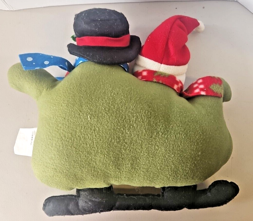 Kohl's St. Nicholas Square Holiday Throw Pillow W/Mr. & Mrs. Claus In