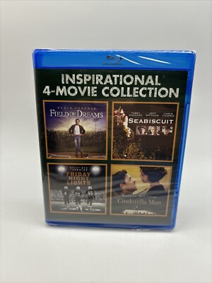 Inspirational 4-movie Collection (Field of Dreams / Seabiscuit / Blu-ray *Sealed