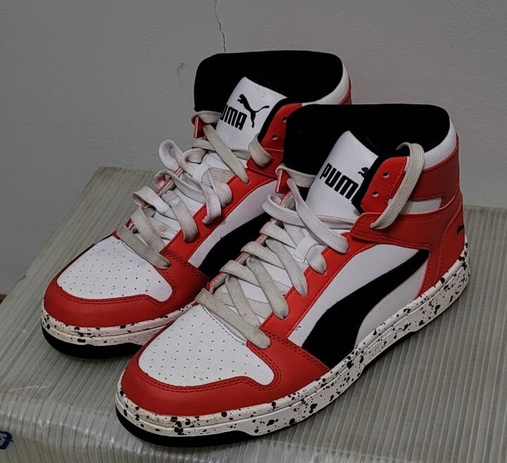 Puma Rebound Layup Mid Shoes Trainers Mid Cut Basketball Casual