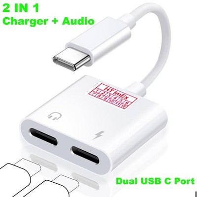 USB-C 2in1 Splitter Y Audio Adapter Laden + Musik für Surface Pro 10 5G Platinum