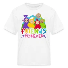 Teletubbies Friends Forever Cute Friendship Design Kid's T-Shirt