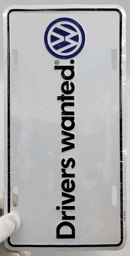 Volkswagen Drivers Wanted Vanity Plate VW Club Antenna Topper Beetle Bug Car Pen - Picture 3 of 20