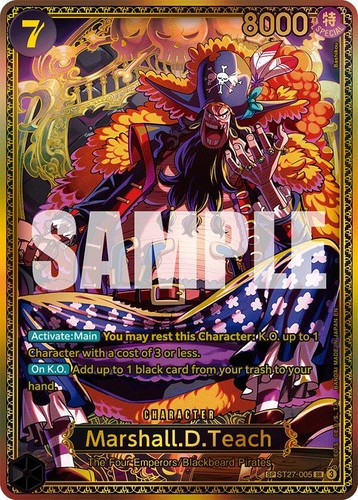 Monkey D. Luffy SP ST31-004 SR The World's Strongest Warriors ONE