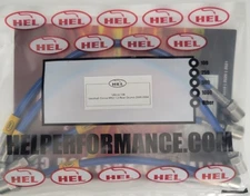 HEL PERFORMANCE VAUXHALL CORSA C 1.2 1.4 16V R.DRUM SS BRAIDED BRAKE LINES HOSES