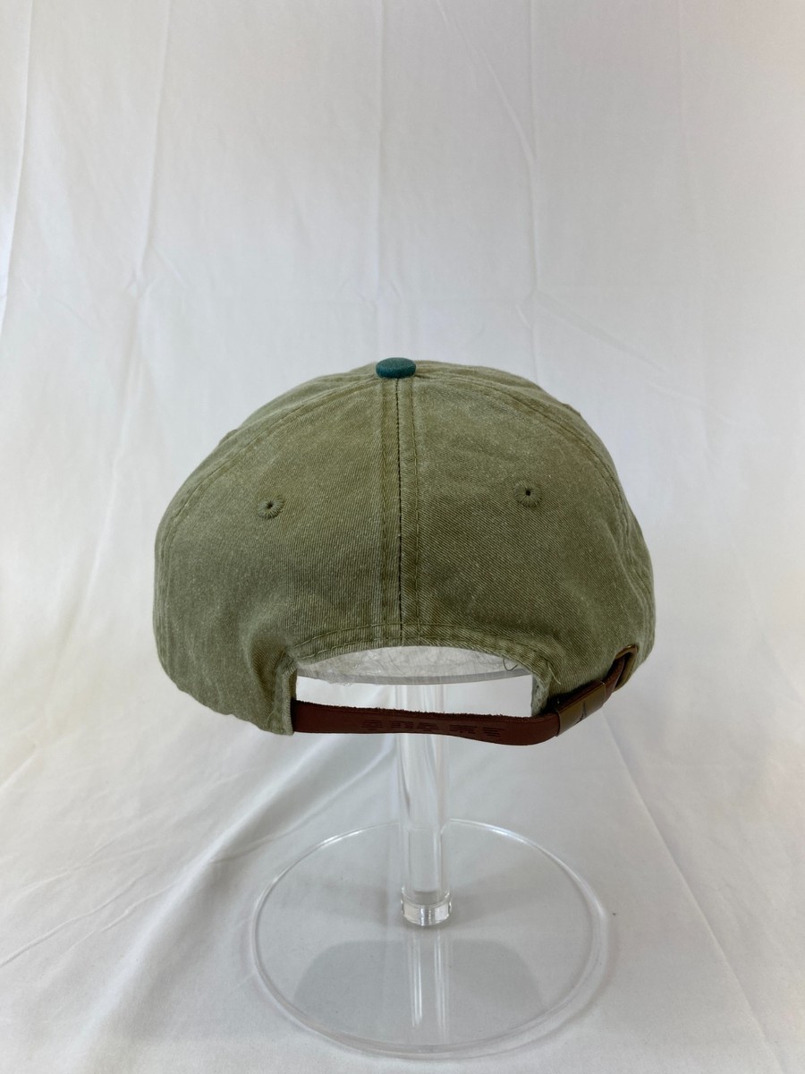 NW Explorations Baseball Cap Buckleback Lined Hat Tan Green Compass Outdoors View 6