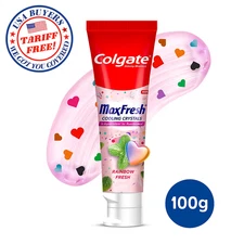 Colgate MaxFresh Rainbow Fresh Gel Toothpaste  Heart Shape Cool Crystal, Pack  1