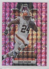 2023 Panini Mosaic Pink Camo Mosaic Prizm Nick Chubb #49 1l7v