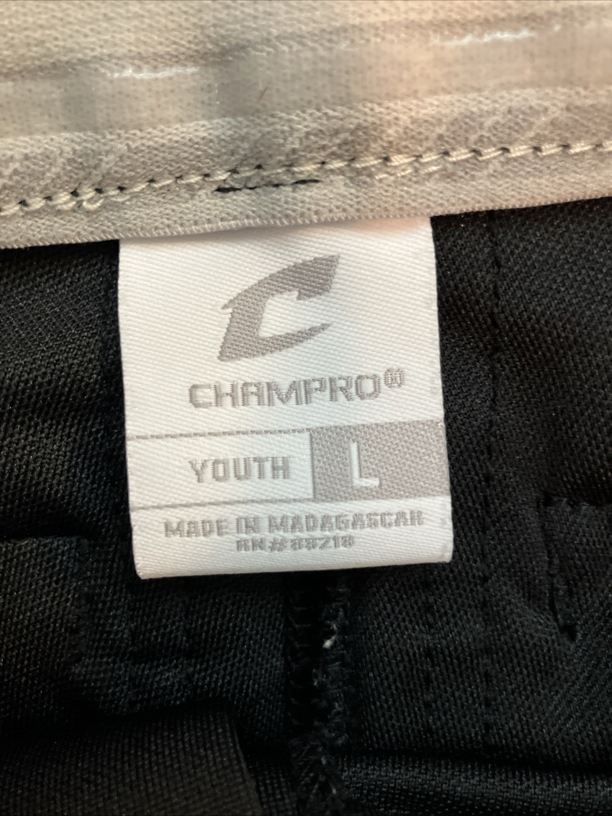 Champro Sports Unisex Youth Baseball or Softball Pants Black YL Youth Large image 2