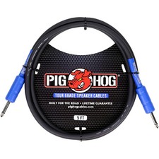 Pig Hog Speaker Cable 14 Gauge Wire 1/4 in. to 1/4 in. 5 ft.