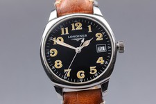 [Near MINT] Longines Spirit L2.198.4 Black Dial Date Quartz Unisex Watch 5