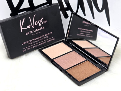 K Voss Heye Lighter Highlighter Palette Silk Tree Evening Primrose Vegan