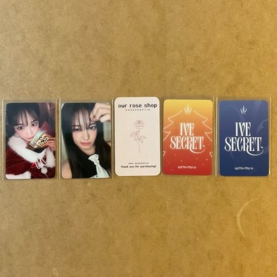 IVE SECRET レイ withmuu 8.0 クリスマス　他トレカセット IVE SECRET 4th EP Album Withmuu Christmas Lucky Draw LD Official