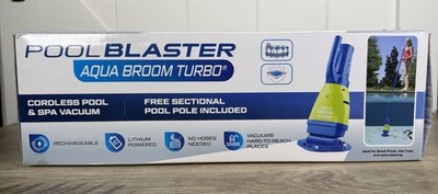 POOL BLASTER Aqua Broom Sweep Cordless Rechargeable Pool  & Spa Vacuum
